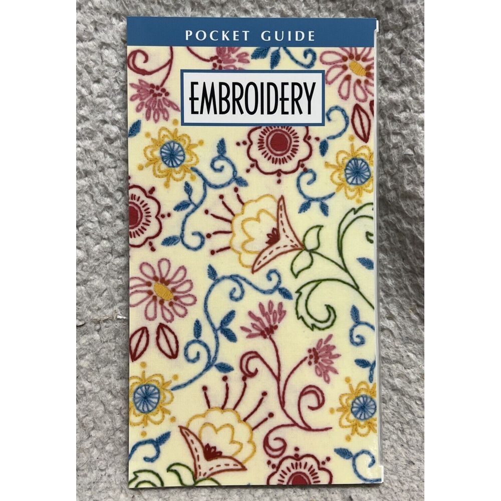 Original EMBROIDERY STITCHES {Pocket Guide} by Leisure Arts 1999 LN‎